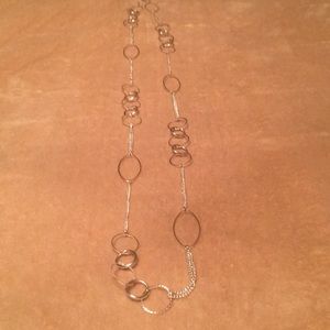 Costume silver necklace